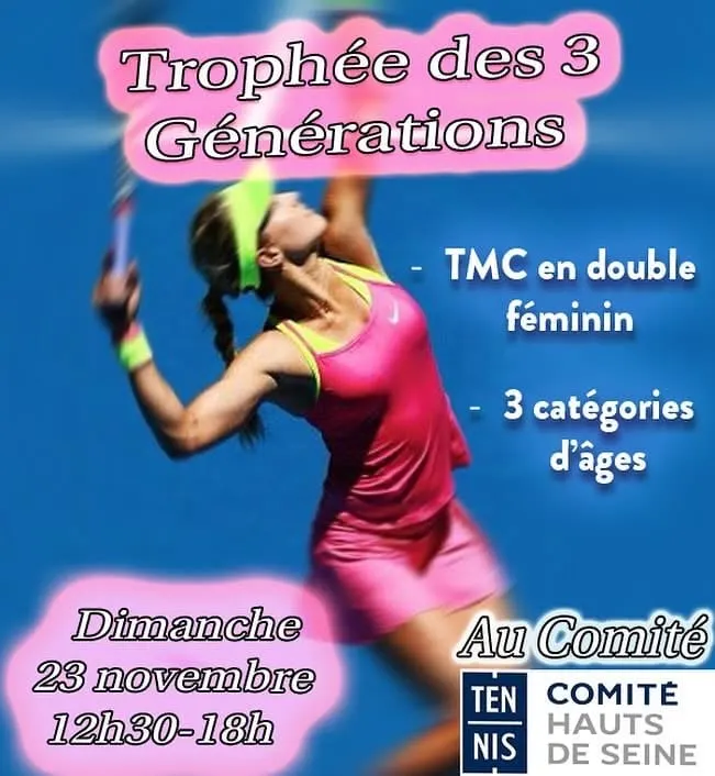 Trophée des 3G — affiche 2025 11 23 trophee des 3g