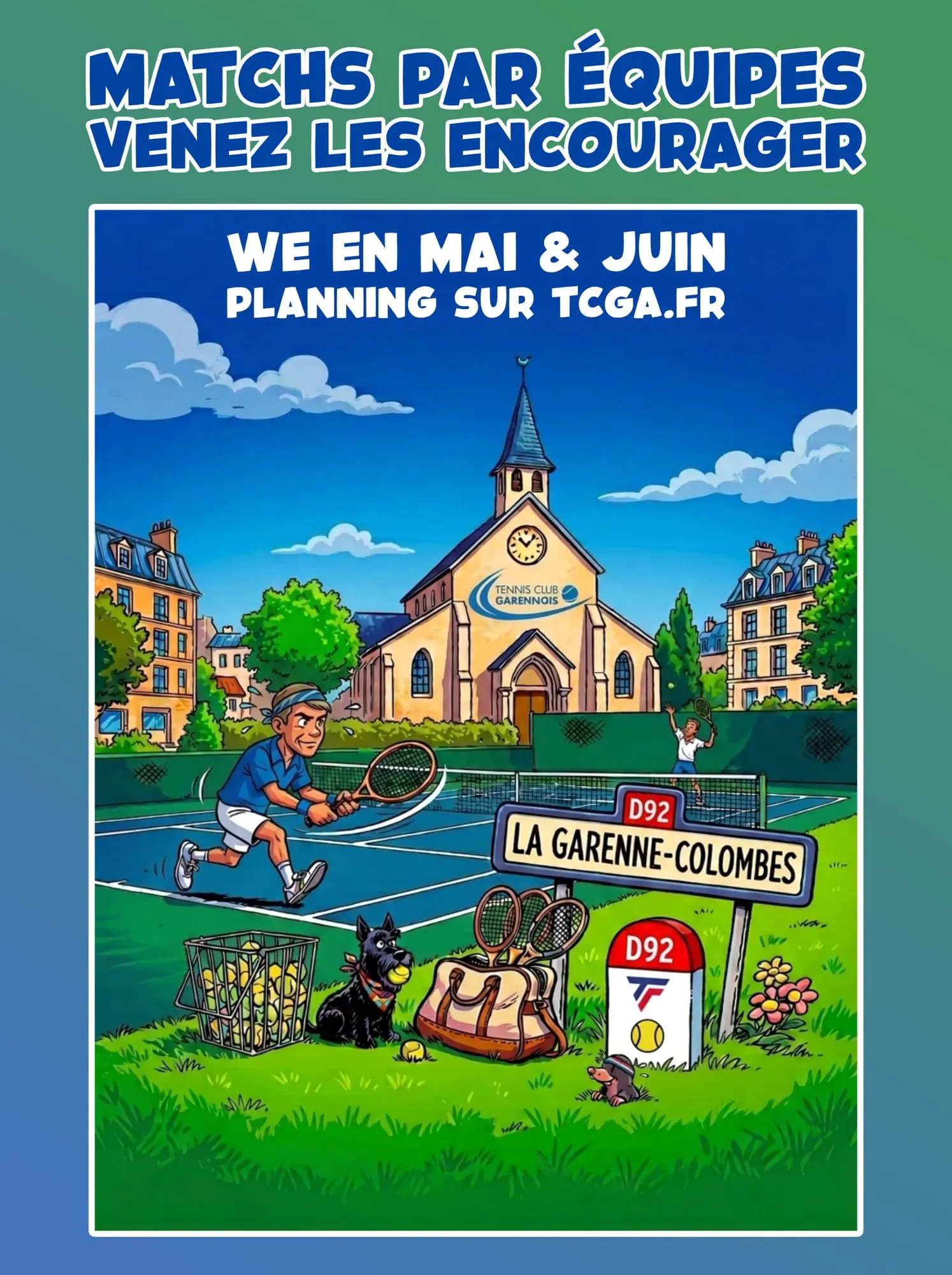Matchs par Equipe — affiche mpe tcga v2